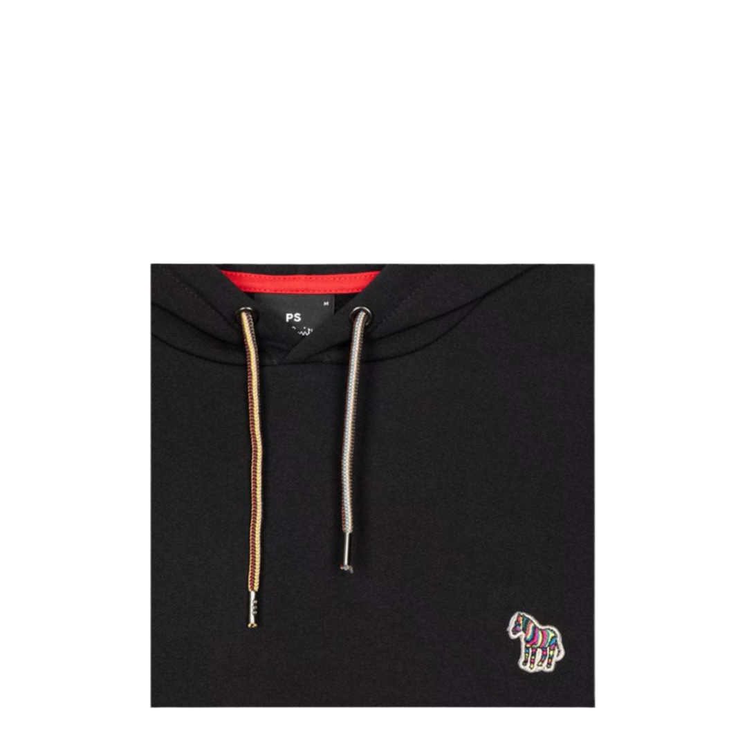 PAUL SMITH OTTH HOODIE ZEBRA CHEST BLACK