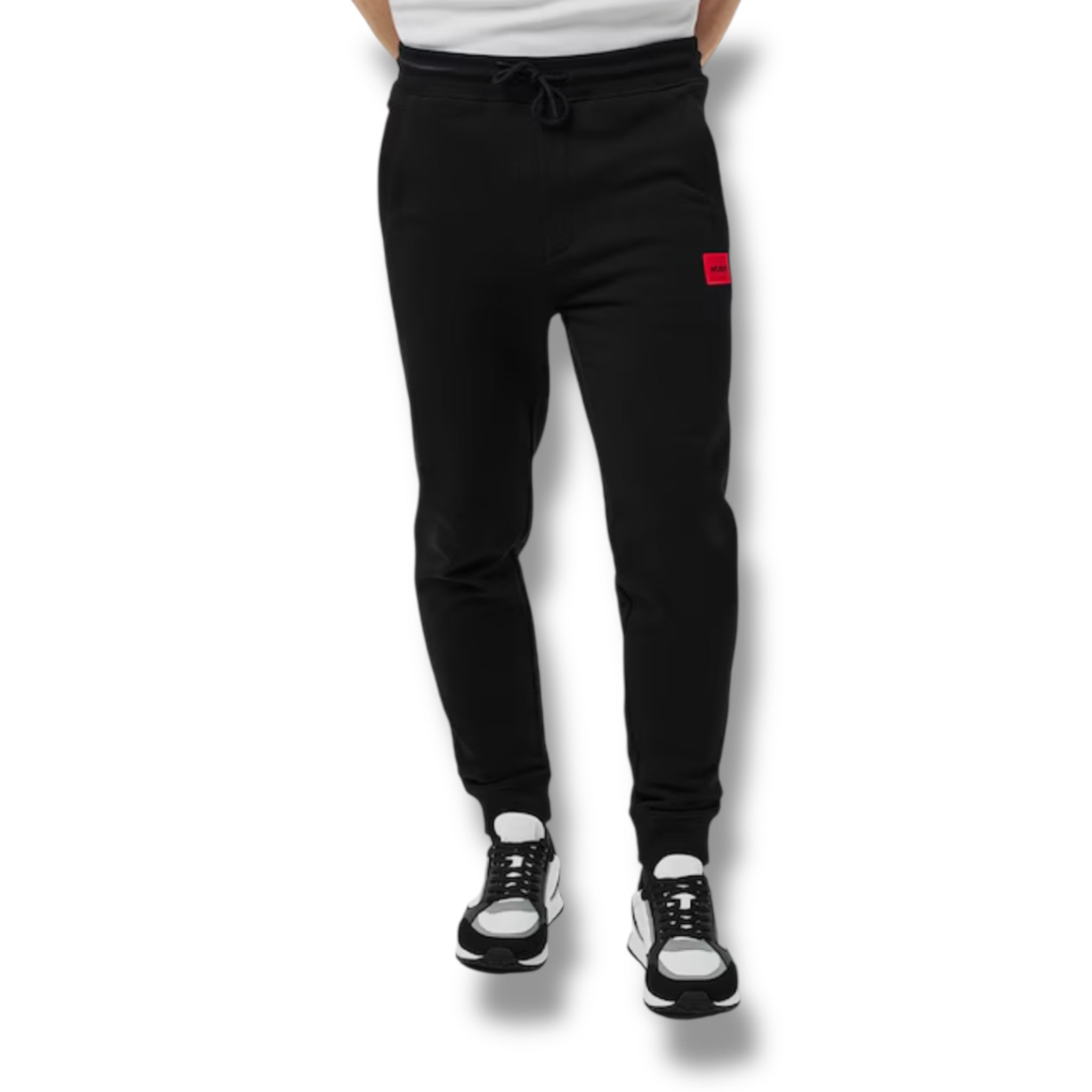 HUGO RED PATCH FULL TRACKSUIT BLACK