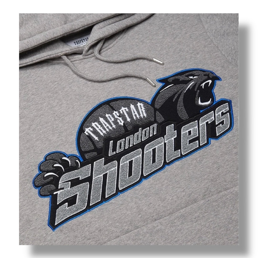 TRAPSTAR SHOOTERS HOODED TRACKSUIT GREY