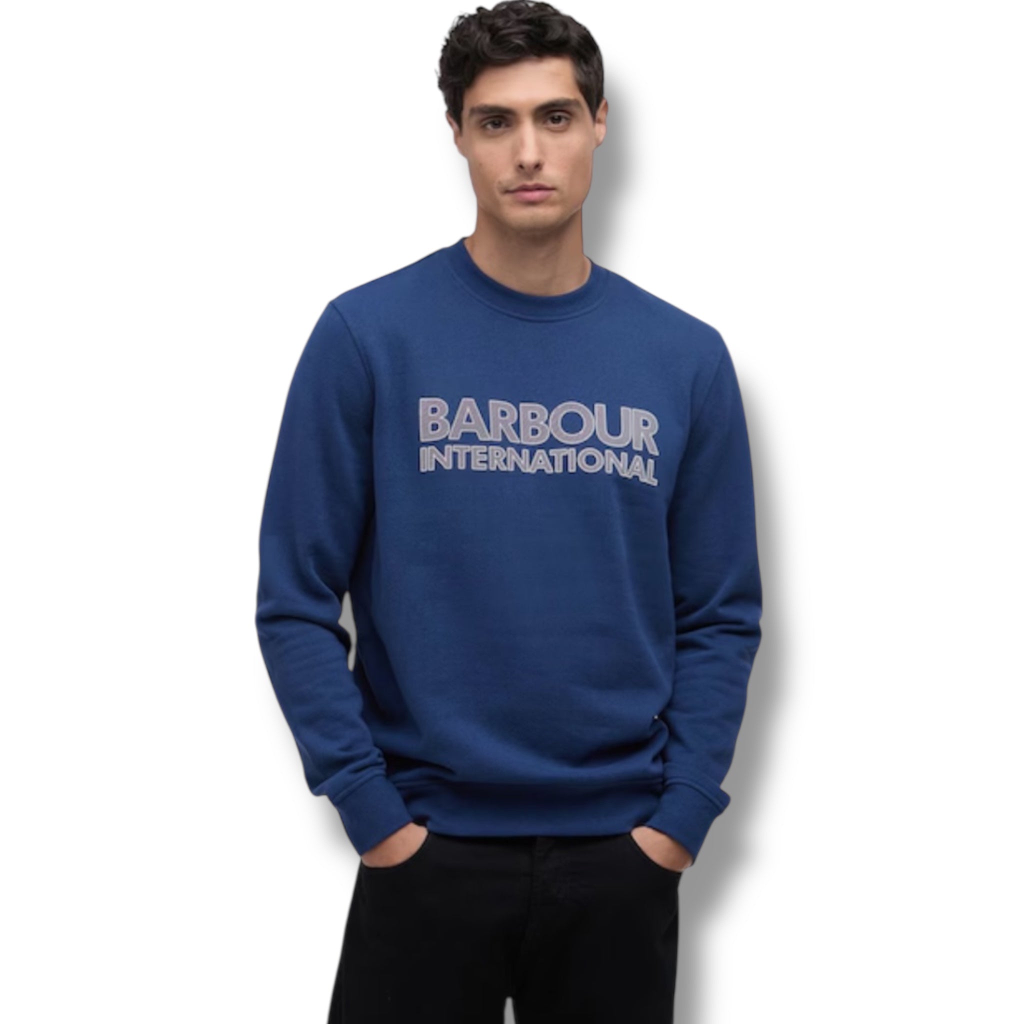 BARBOUR INTERNATIONAL SWEATSHIRT BLUE