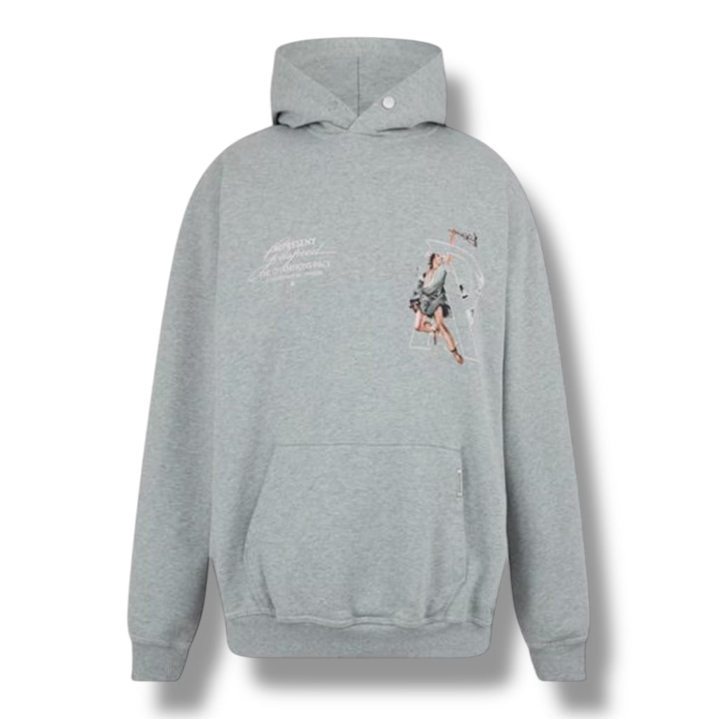 REPRESENT HERMES OTTH HOODIE GREY