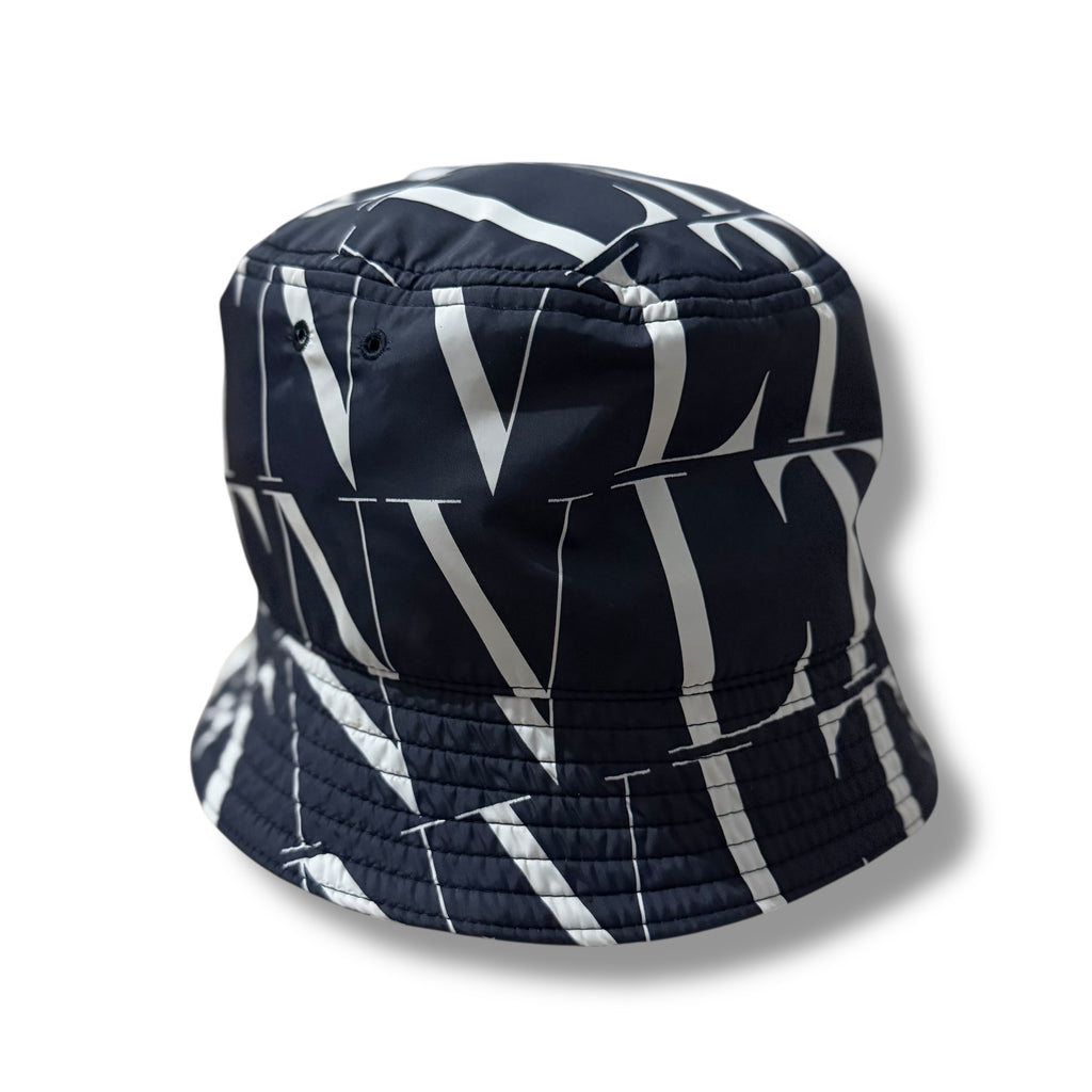 VALENTINO VLTN BUCKET HAT NYLON NAVY BLUE