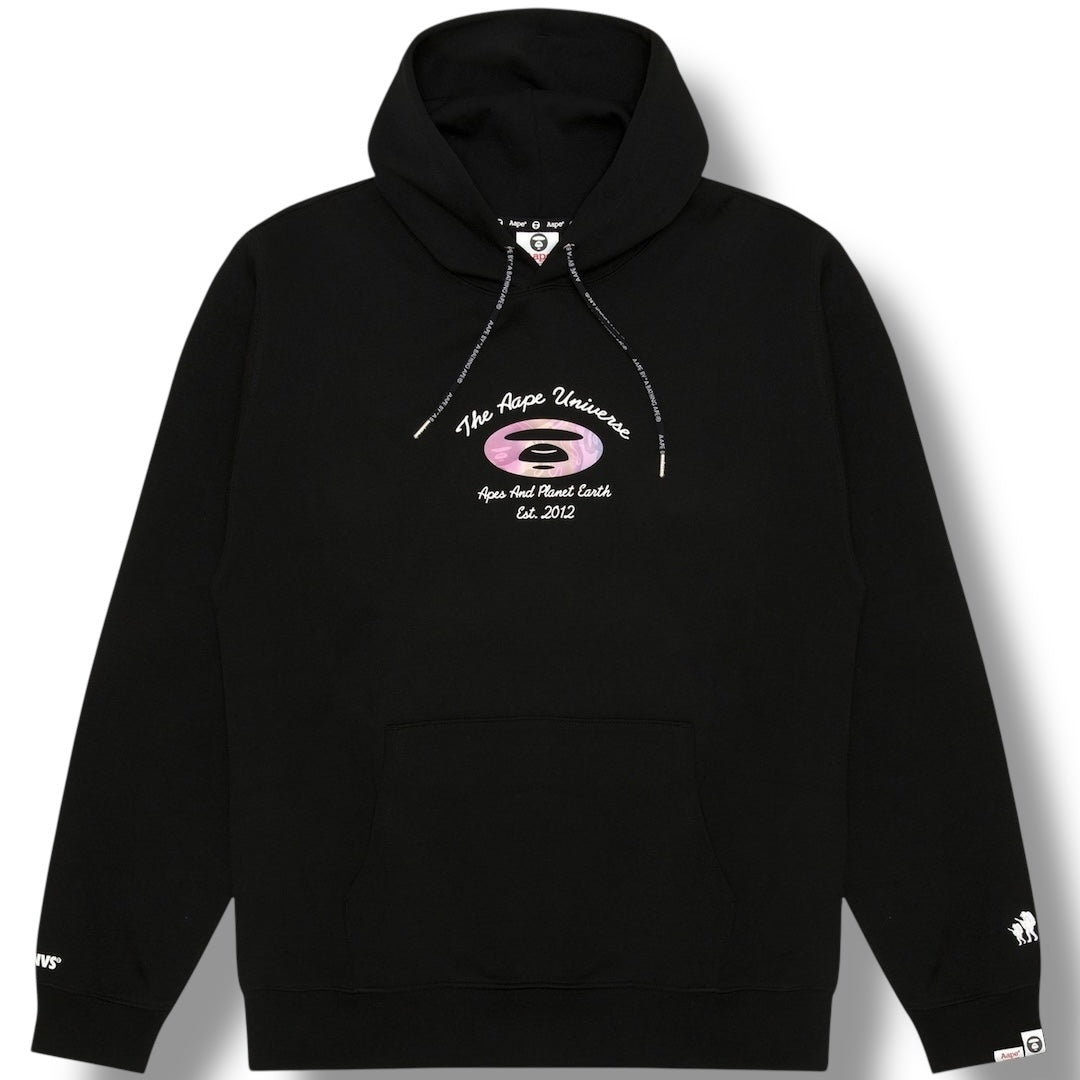 A BATHING APE AAPE UNIVERSE OTTH HOODIE BLACK