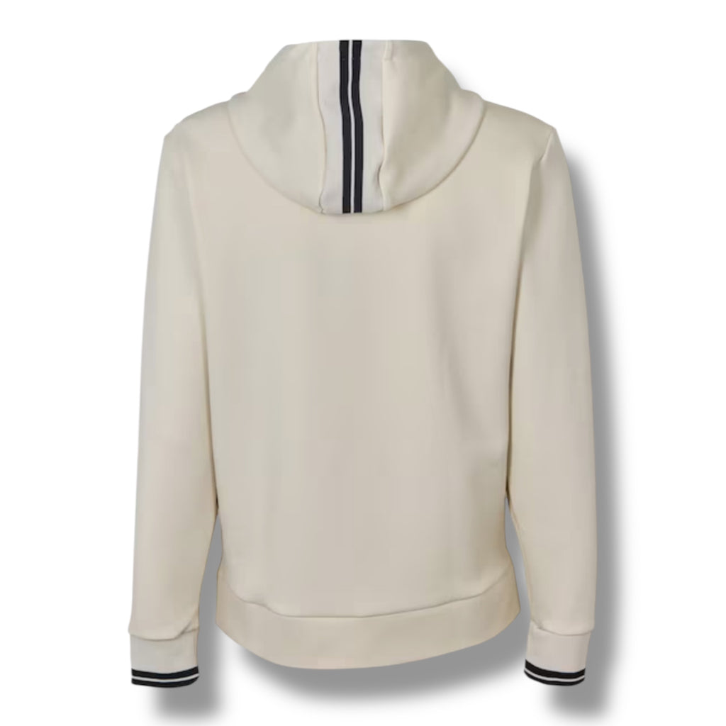 HUGO BOSS ZONE FULL ZIP HOODED TRACKSUIT BEIGE