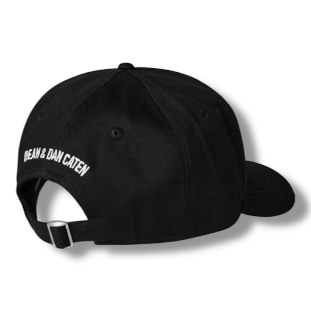 DSQUARED2 ICON BASEBALL CAP BLACK / WHITE
