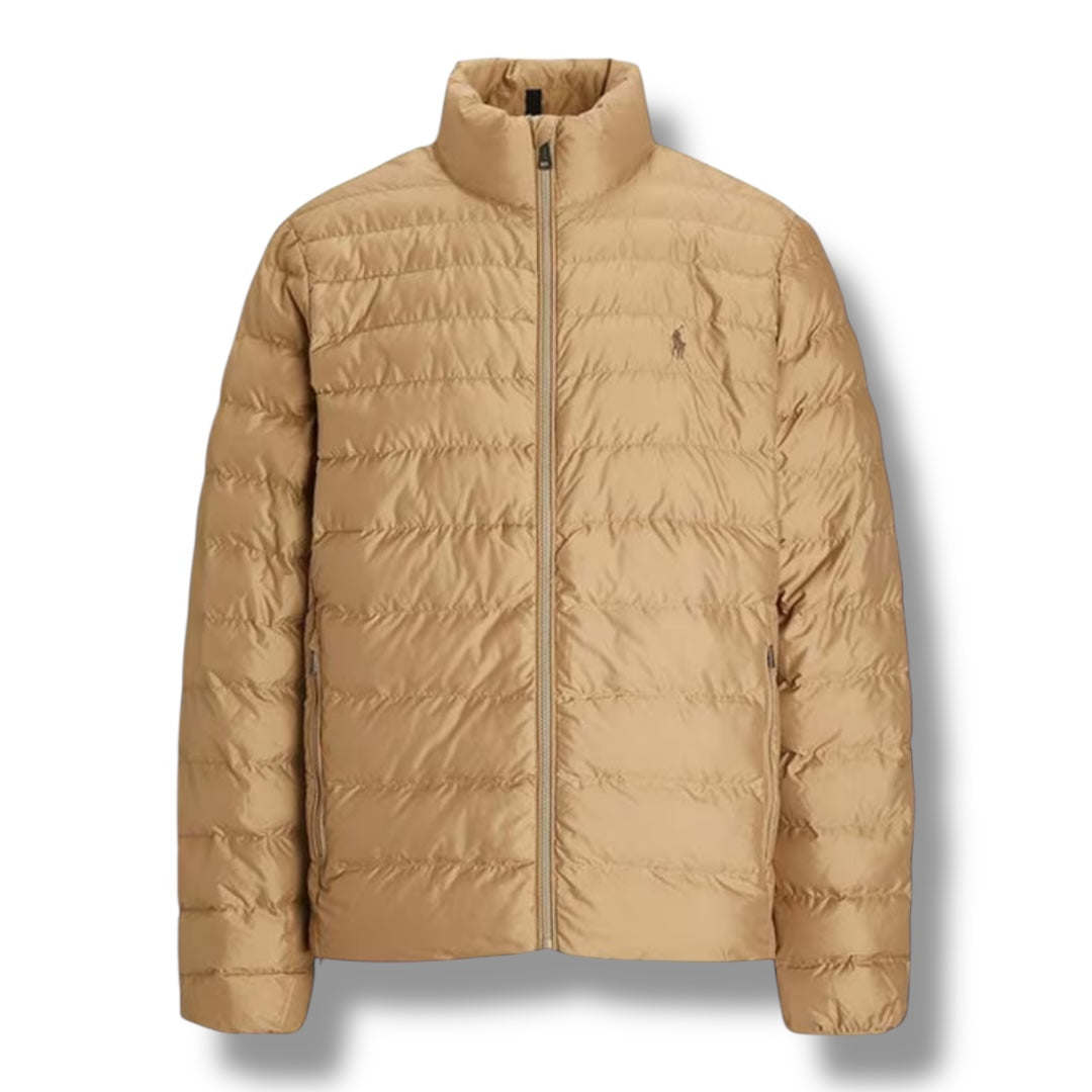 RALPH LAUREN TERRA PUFFER JACKET BEIGE