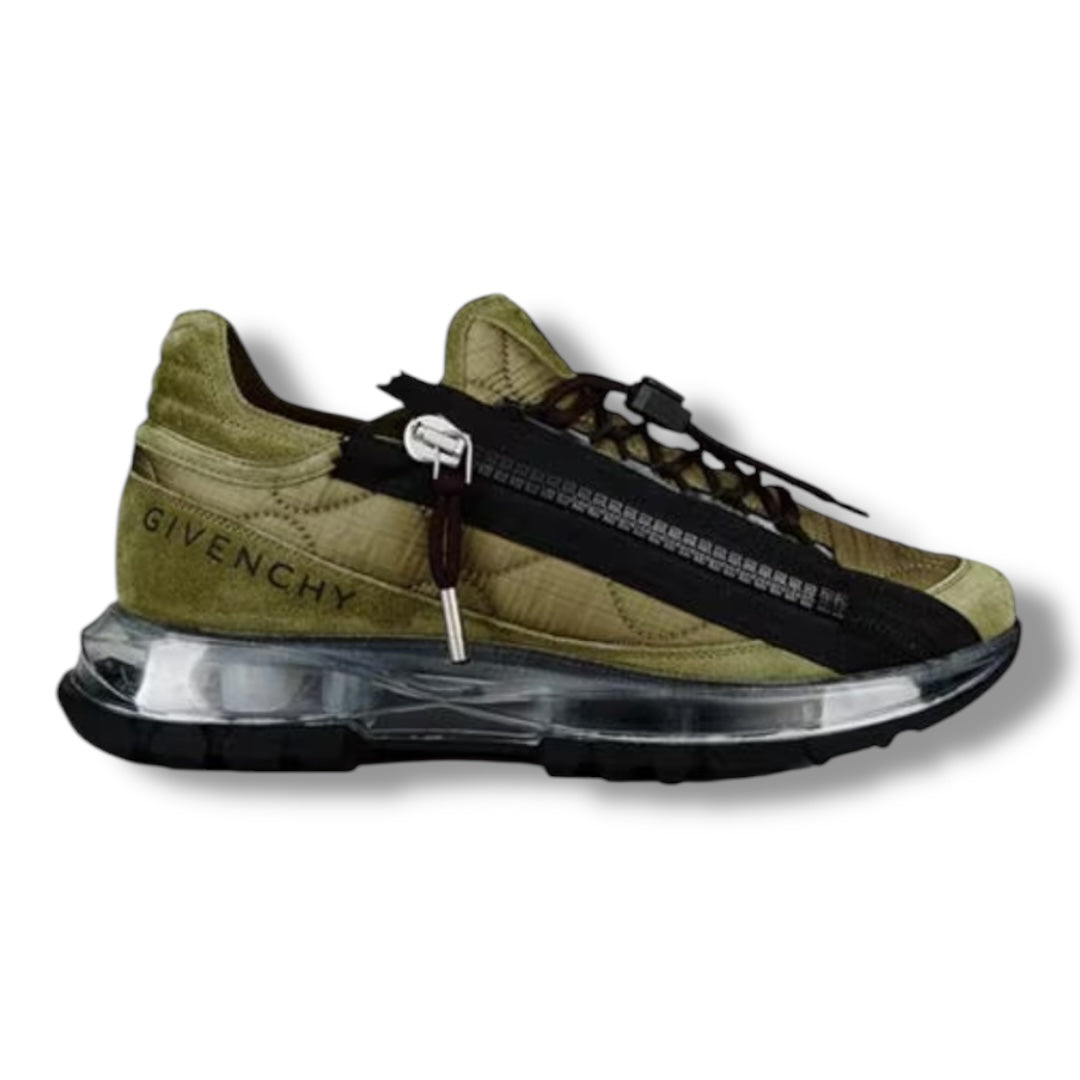 GIVENCHY SPECTRE RUNNER TRAINERS KHAKI GREEN