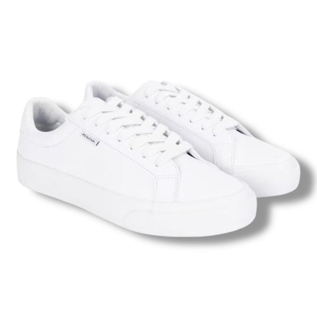 PAUL SMITH TAB LOW TRAINERS WHITE