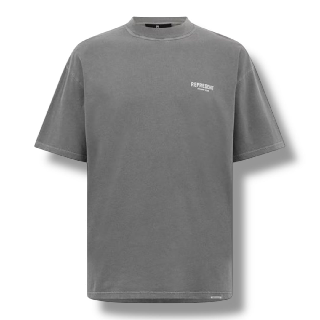 REPRESENT OWNERS CLUB T-SHIRT WASHED GREY