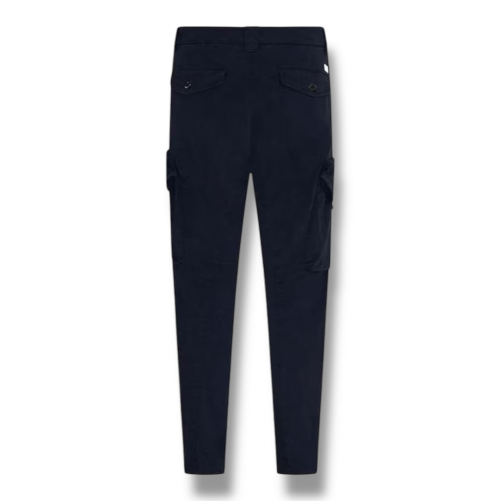 CP COMPANY ERGO LENS CARGO PANTS NAVY BLUE