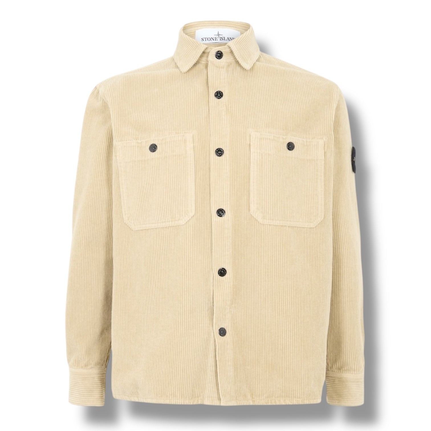 STONE ISLAND CORDUROY OVERSHIRT BEIGE