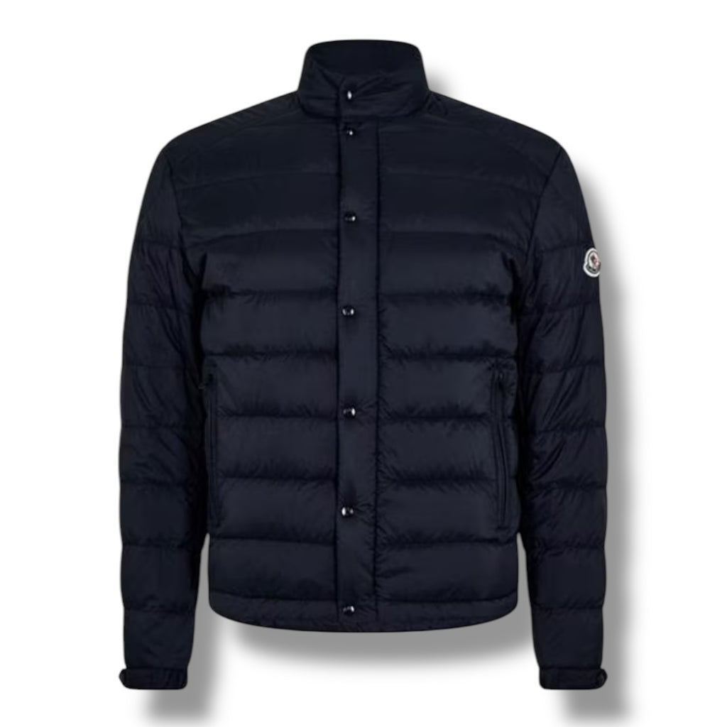 MONCLER SELVES SHORT DOWN JACKET NAVY BLUE