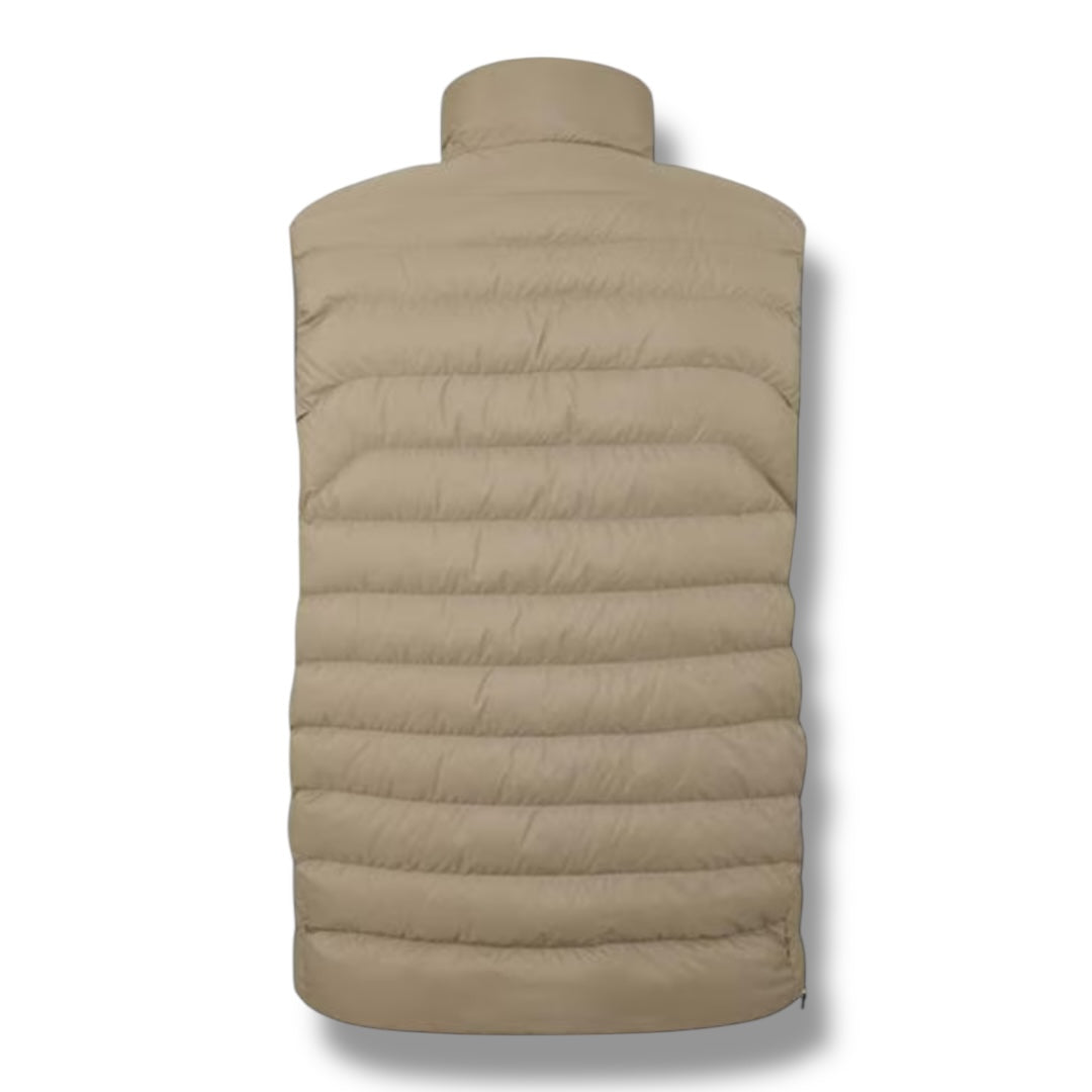 RALPH LAUREN TERRA PUFFER GILET BEIGE