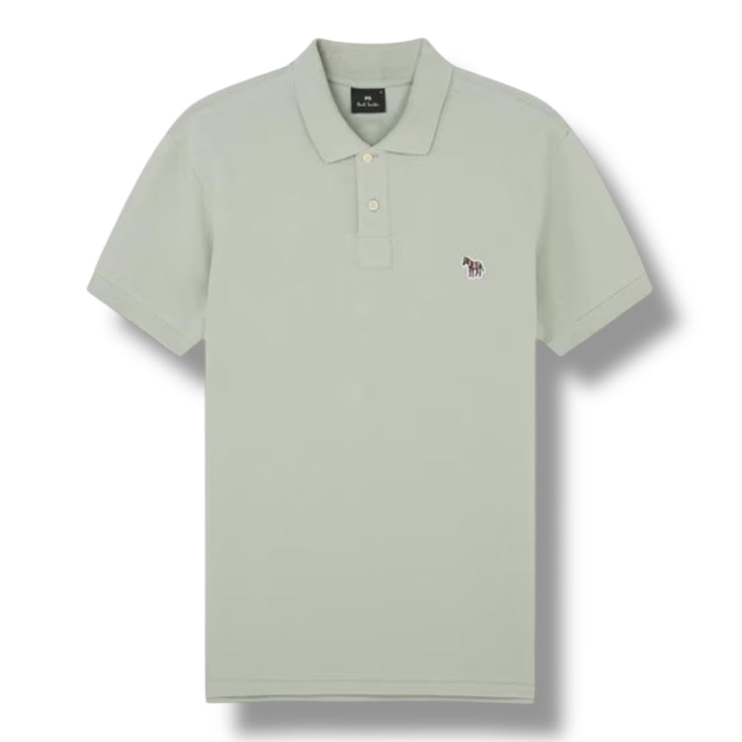 PAUL SMITH ZEBRA POLO SHIRT LIGHT GREEN
