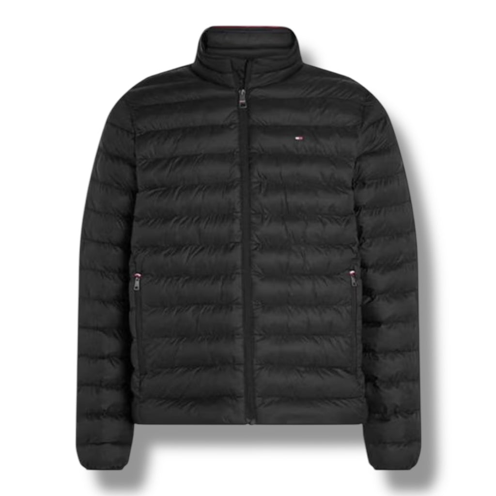 TOMMY HIFILGER CORE PACKABLE JACKET BLACK