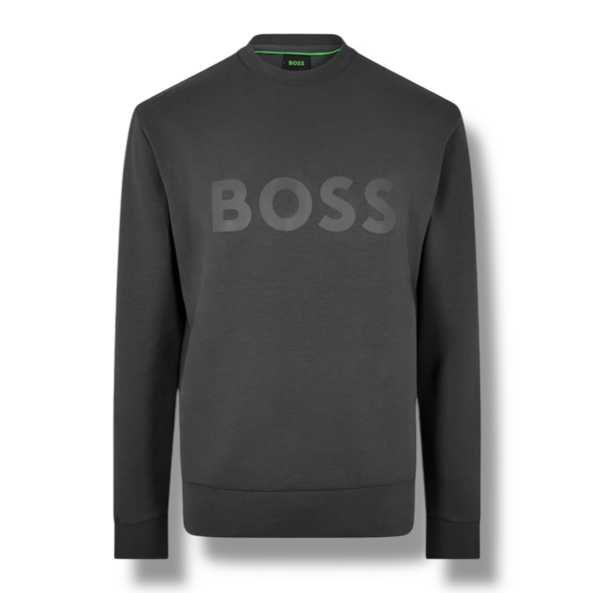 HUGO BOSS LOGO TECH SWEATSHIRT SLATE GREY