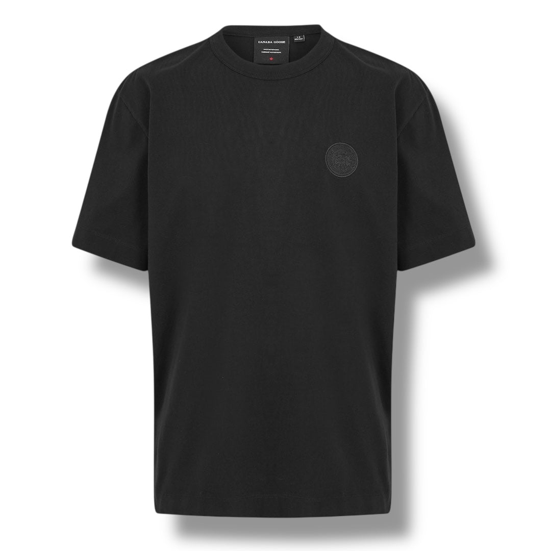 CANADA GOOSE BLACK BADGE T-SHIRT BLACK