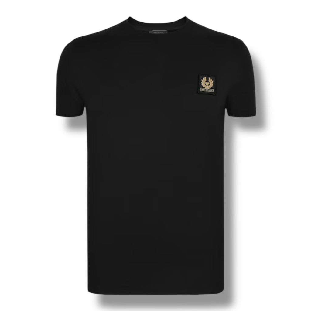 BELSTAFF PHOENIX PATCH LOGO T SHIRT BLACK