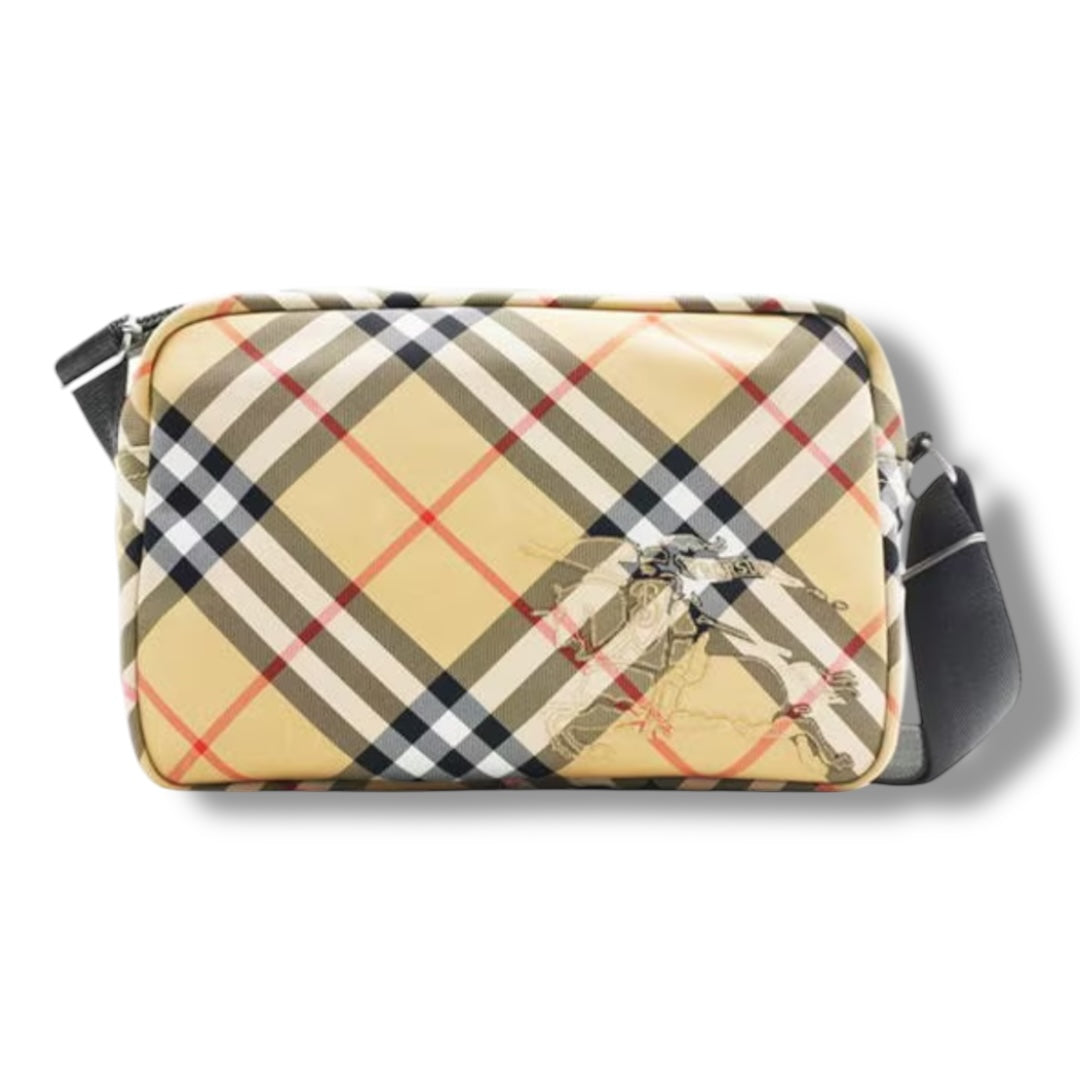 BURBERRY NOVA CHECK CROSSBODY BAG BEIGE