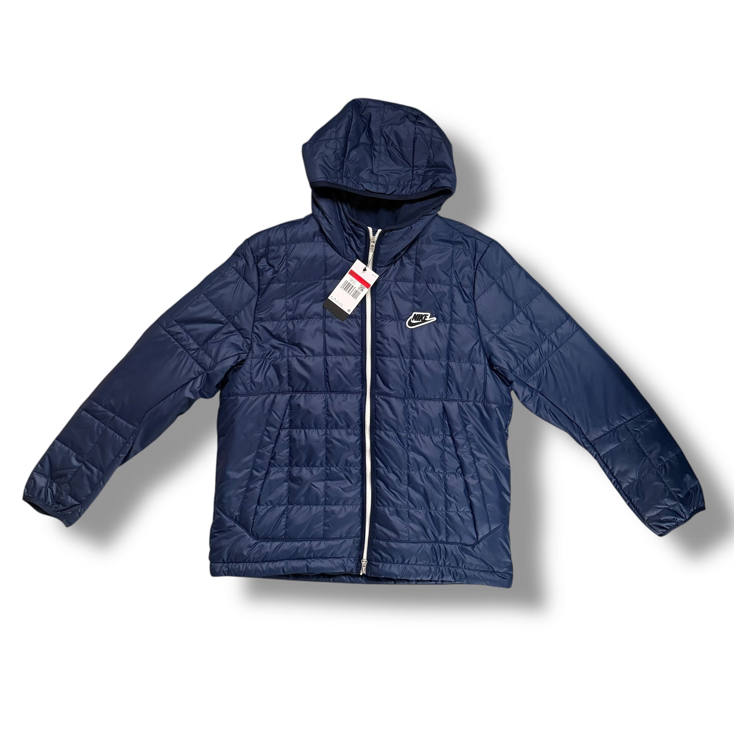 NIKE SPORTSWEAR HOODED JACKET NAVY BLUE