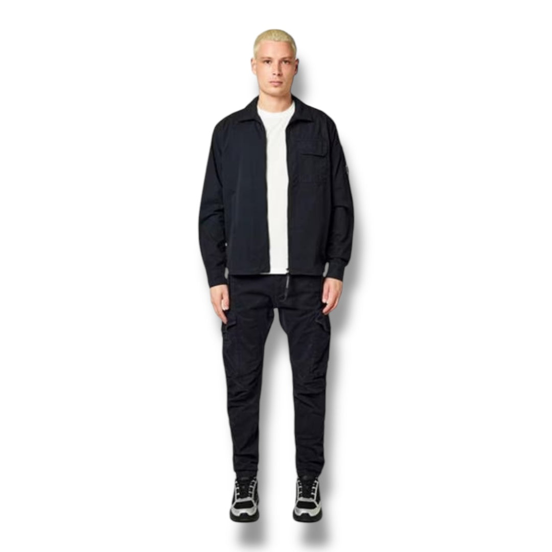 CP COMPANY LENS OVERSHIRT NAVY BLUE