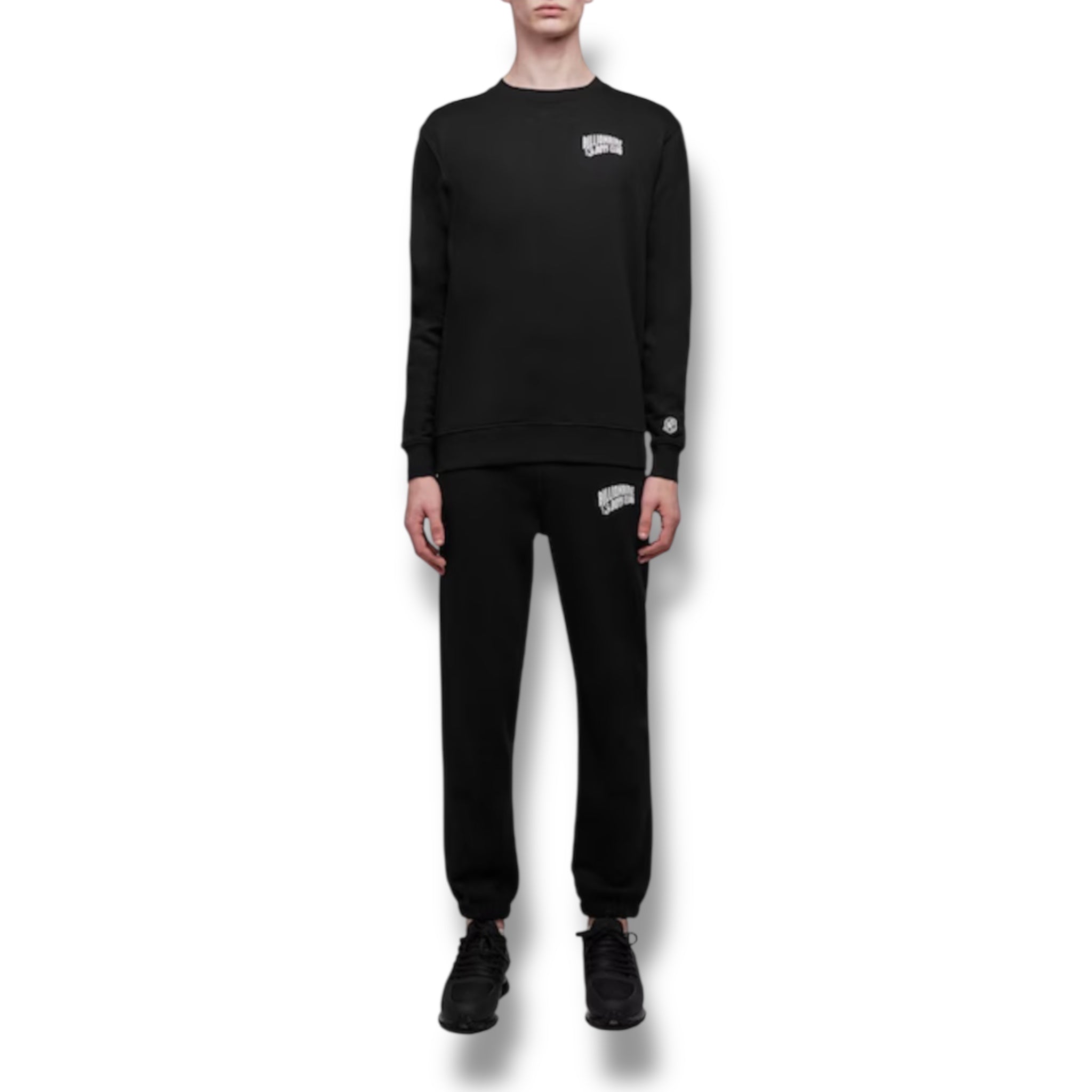 BILLIONAIRE BOYS CLUB SMALL ARCH LOGO CREWNECK SWEATSHIRT BLACK