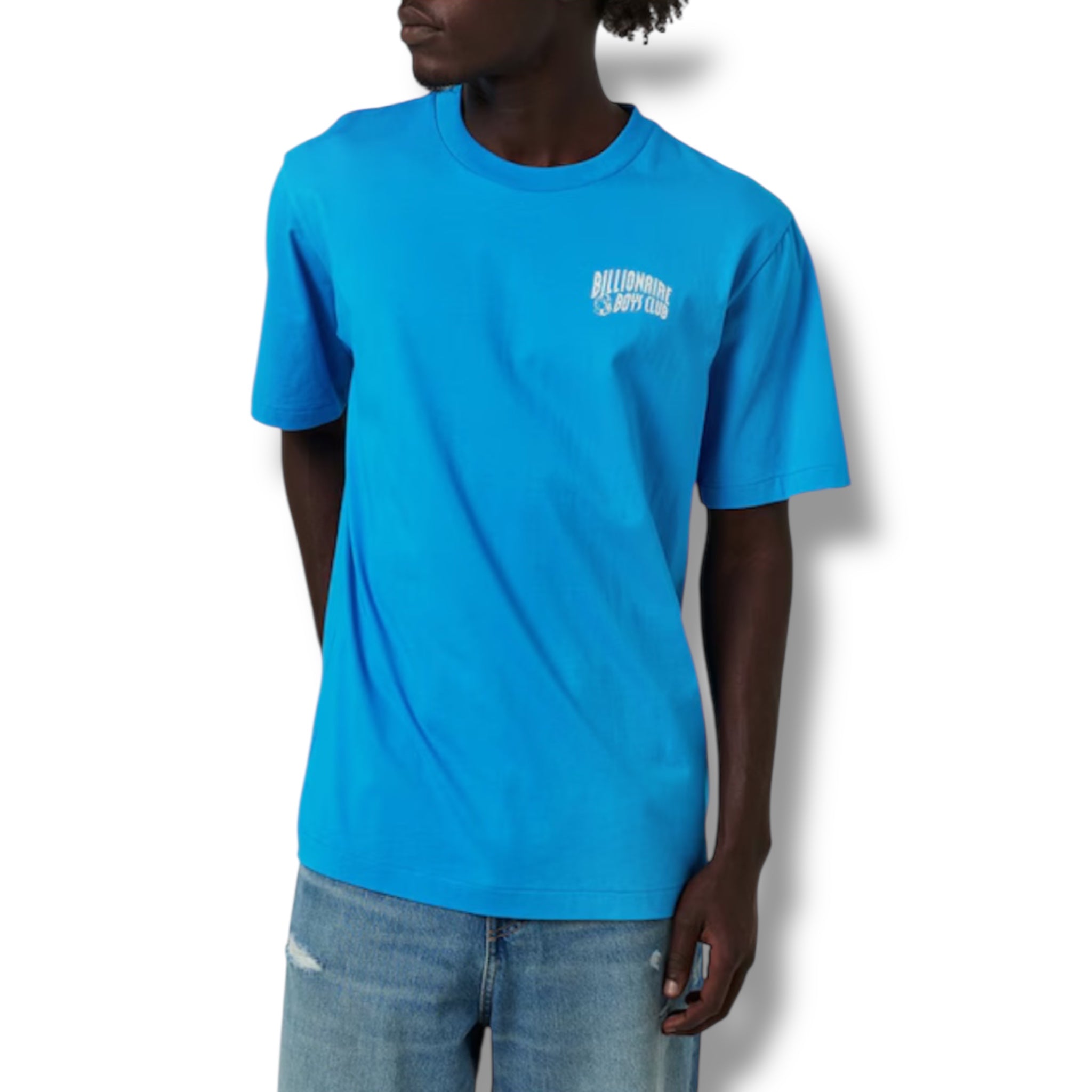 BILLIONAIRE BOYS CLUB SMALL ARCH T-SHIRT AQUA BLUE