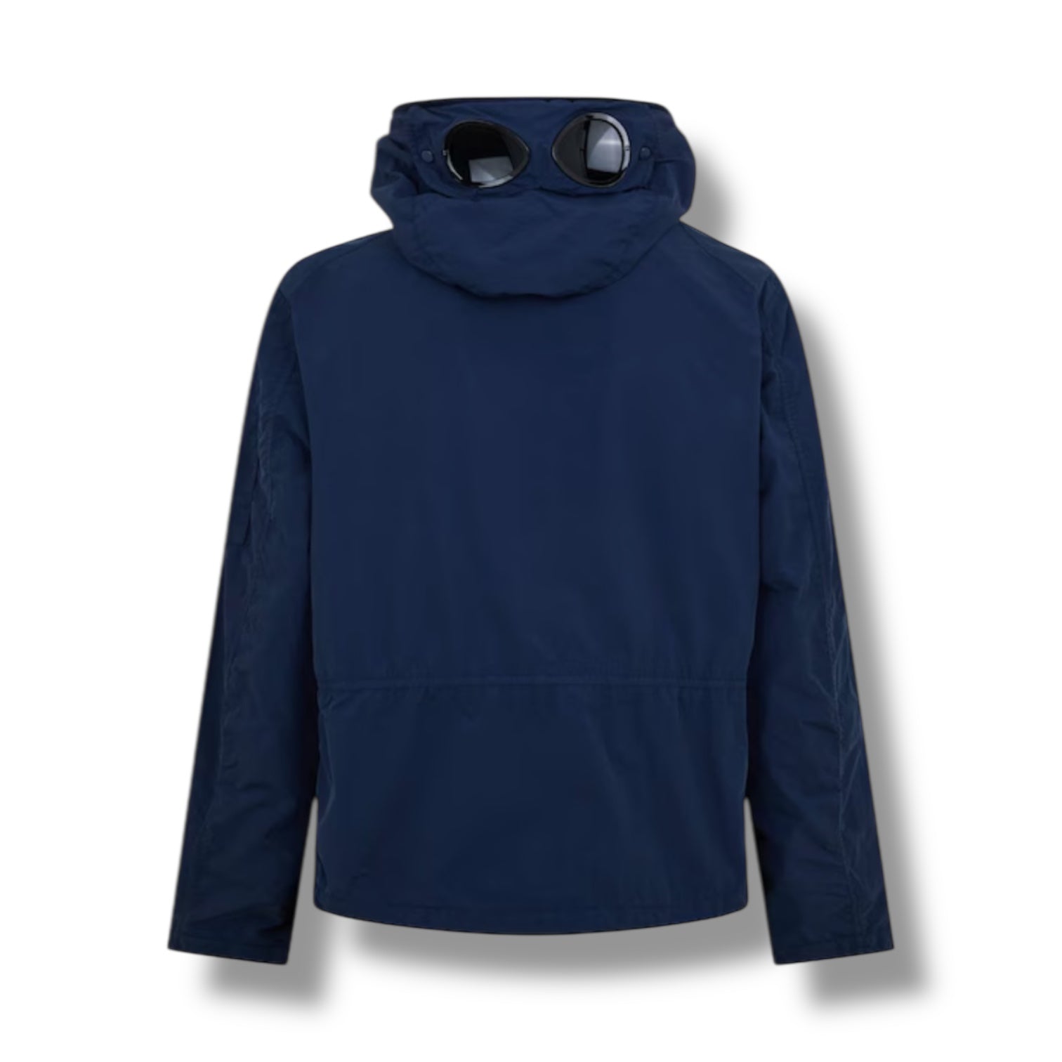 CP COMPANY HOODED GOOGLE JACKET NAVY BLUE