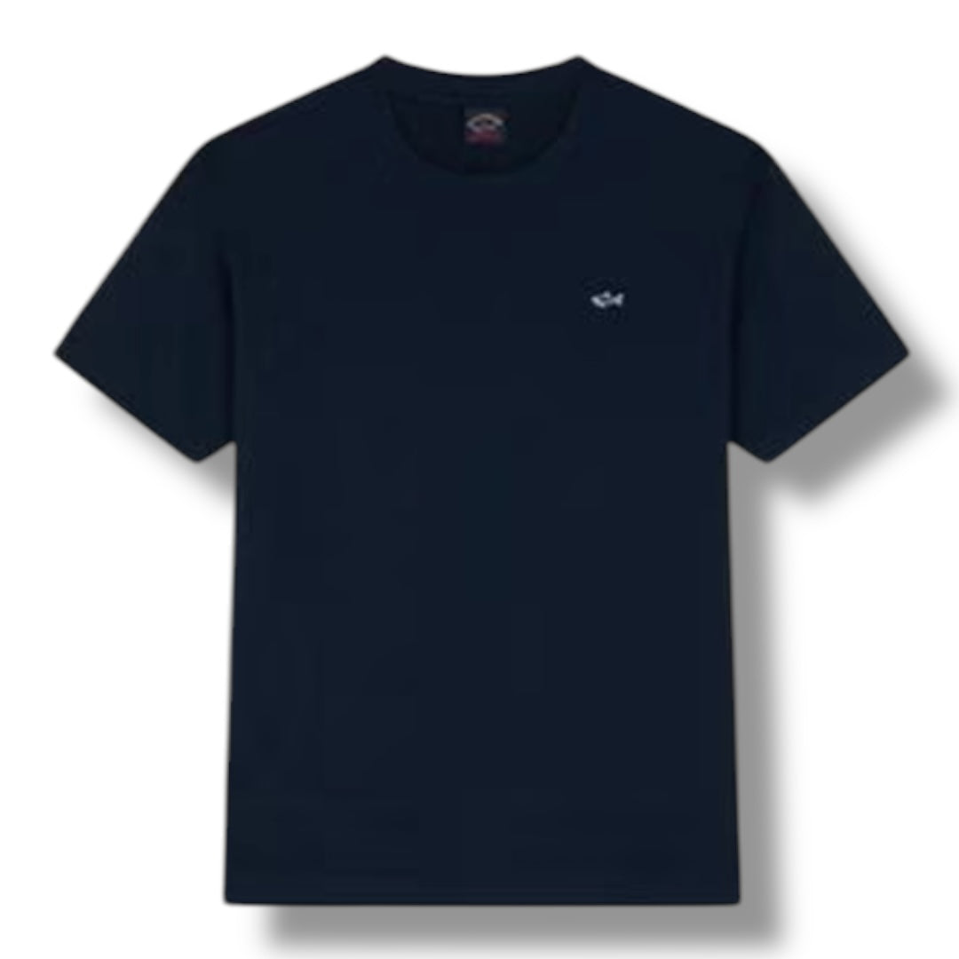 PAUL & SHARK LOGO T-SHIRT NAVY BLUE