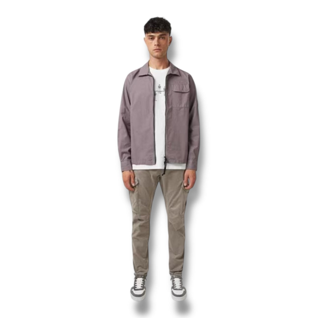 CP COMPANY LENS OVERSHIRT PURPLE