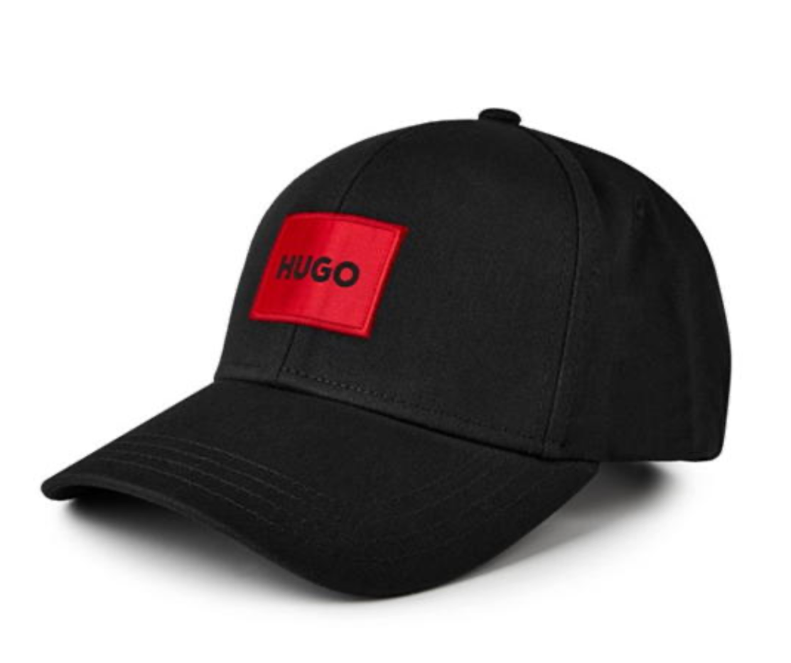 HUGO BOSS HUGO RED PATCH BASEBALL CAP BLACK