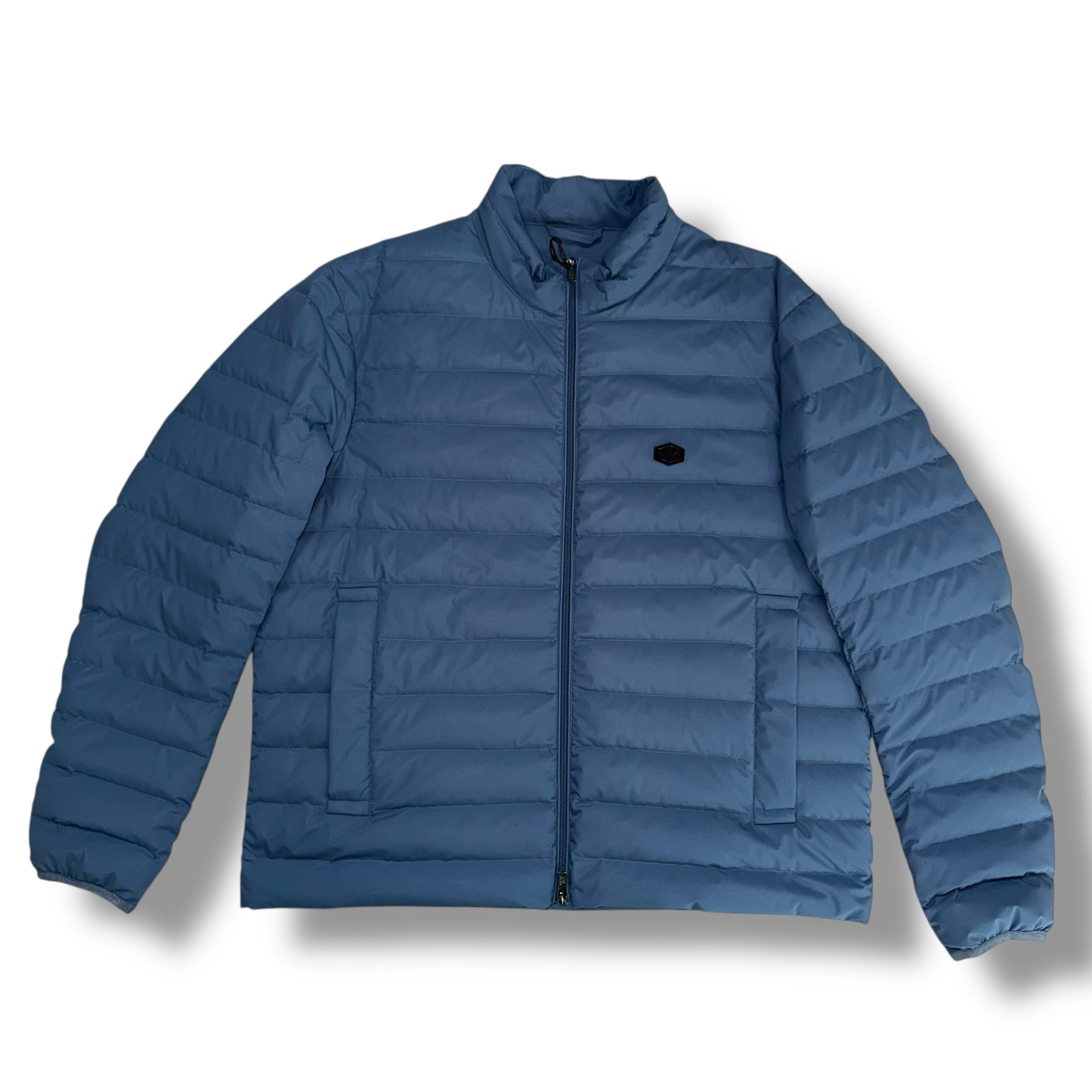 EMPORIO ARMANI EA LITE PUFFER JACKET LIGHT BLUE