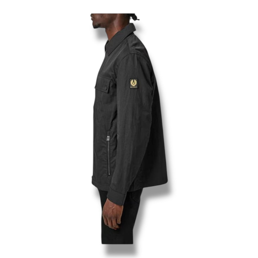 BELSTAFF DEPOT BADGE OVERSHIRT BLACK