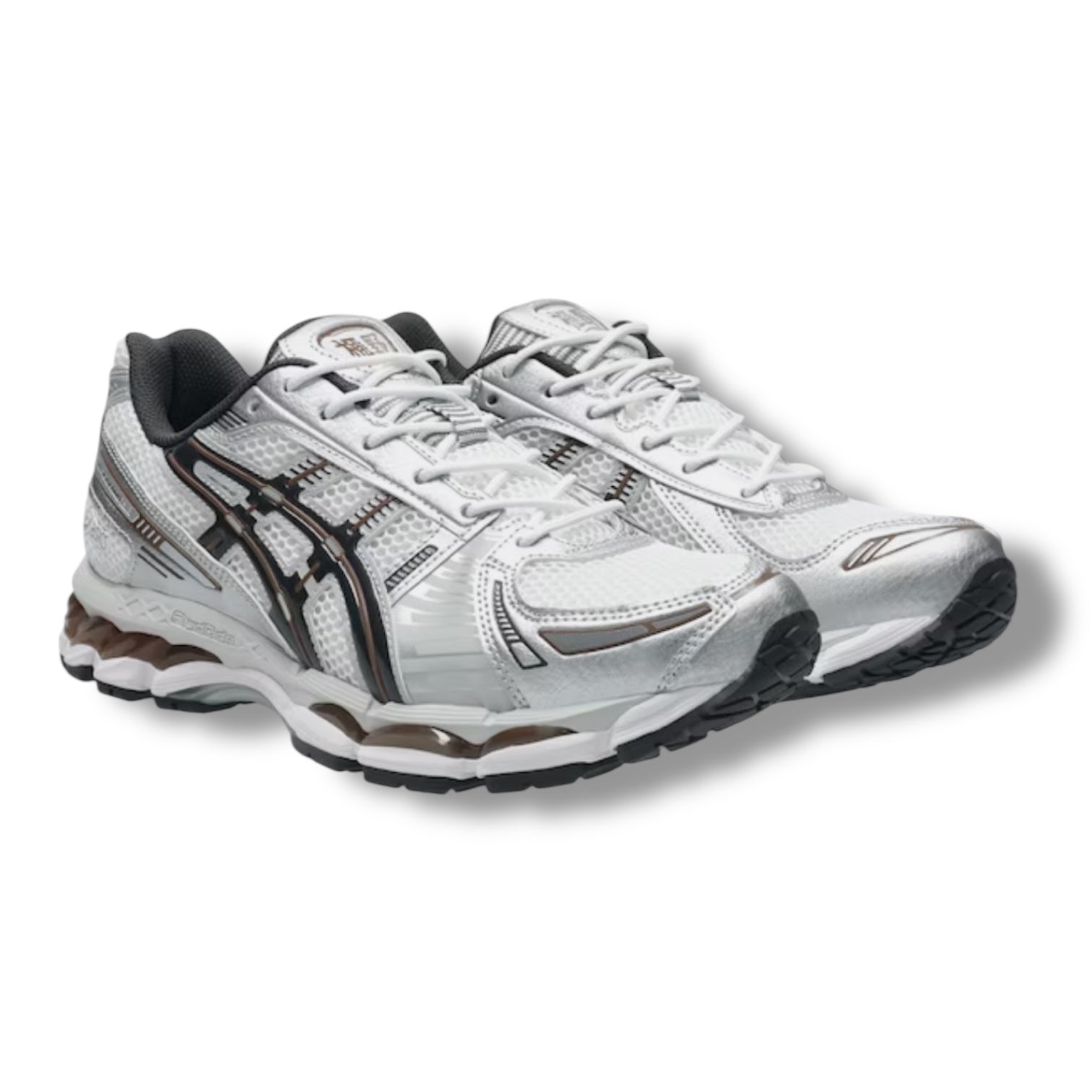 ASICS GEL-KAYANO 12.1 TRAINERS WHITE GRAPHITE