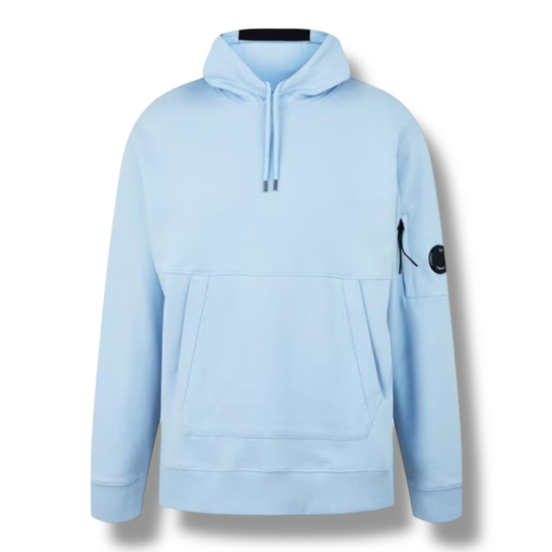 CP COMPANY LENS ARM OTTH HOODIE SKY BLUE