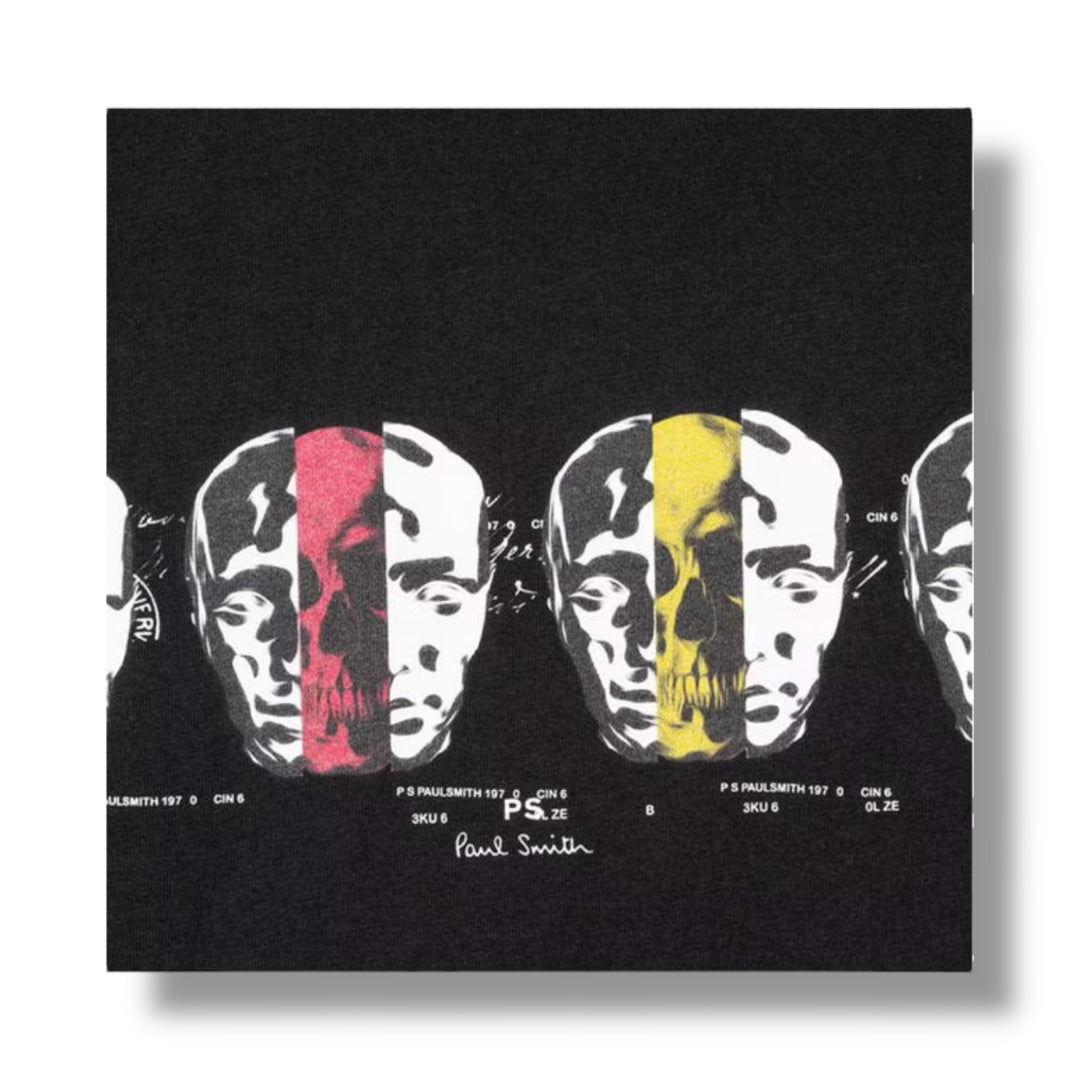 PAUL SMITH MULTI SKULL T-SHIRT BLACK