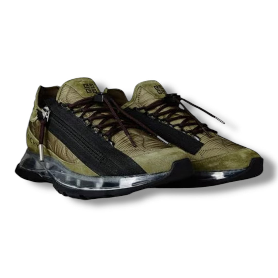 GIVENCHY SPECTRE RUNNER TRAINERS KHAKI GREEN