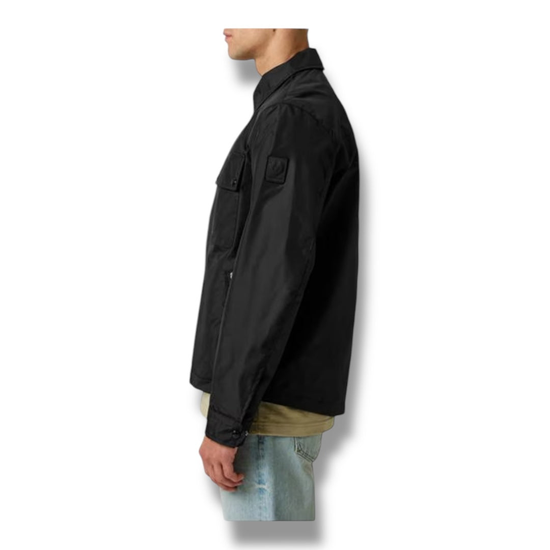 BELSTAFF DRILL BLACK BADGE OVERSHIRT BLACK