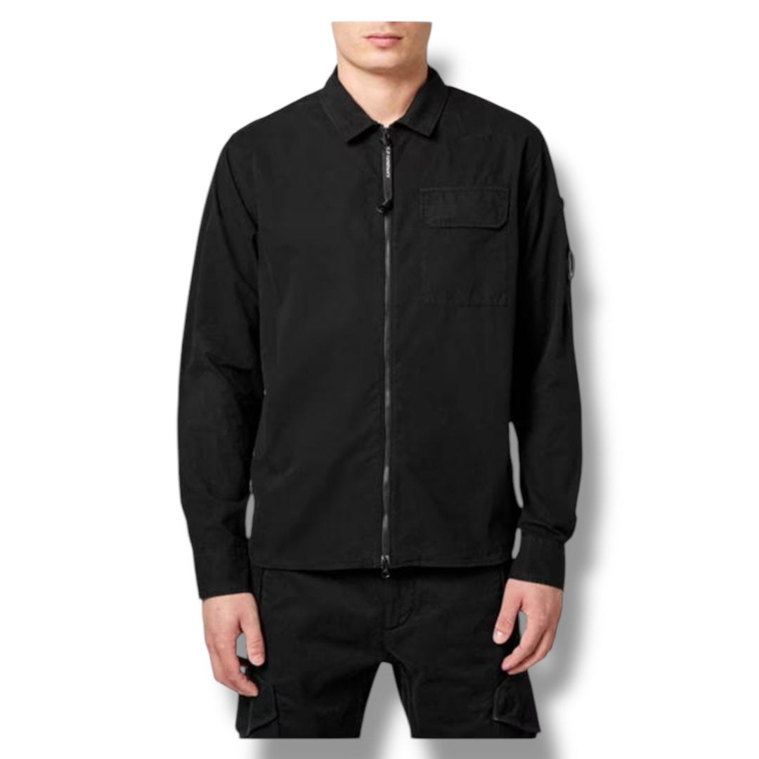 CP COMPANY LENS OVERSHIRT BLACK *SALE*