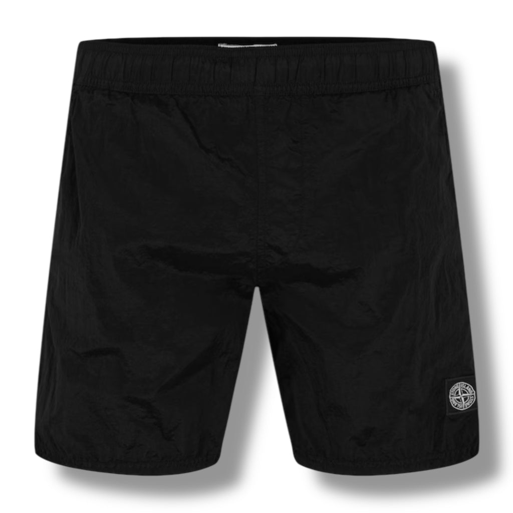 STONE ISLAND NYLON METAL SWIM SHIRTS BLACK