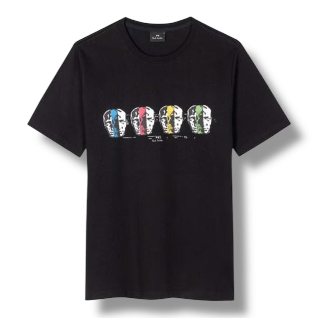 PAUL SMITH MULTI SKULL T-SHIRT BLACK