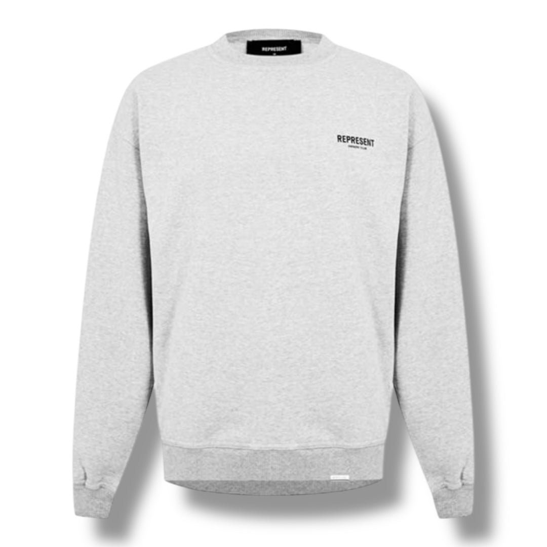 REPRESENT OWNERS CLUB CREWNECK SWEATSHIRT GREY