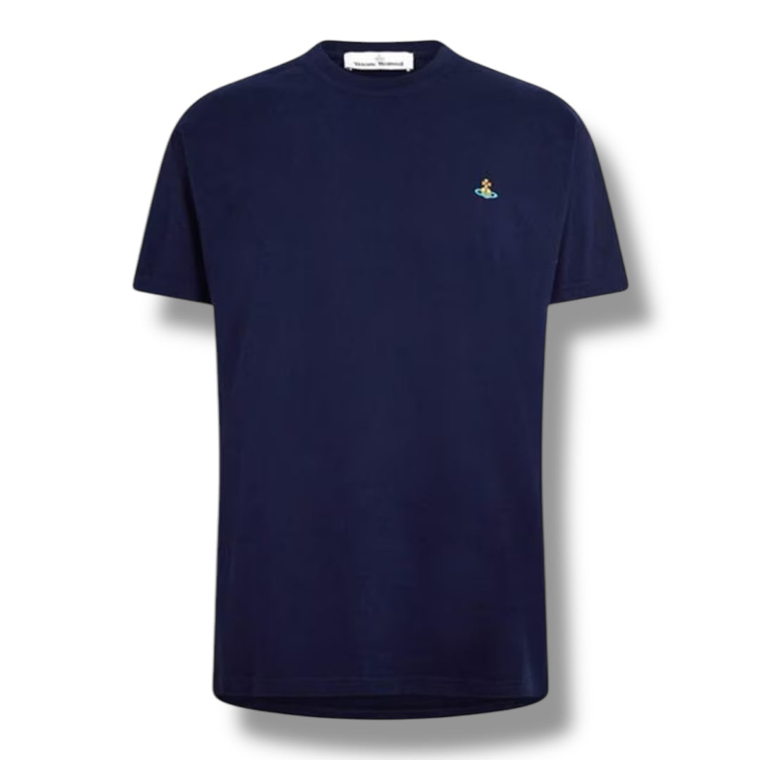 VIVIENNE WESTWOOD ORB T-SHIRT NAVY BLUE
