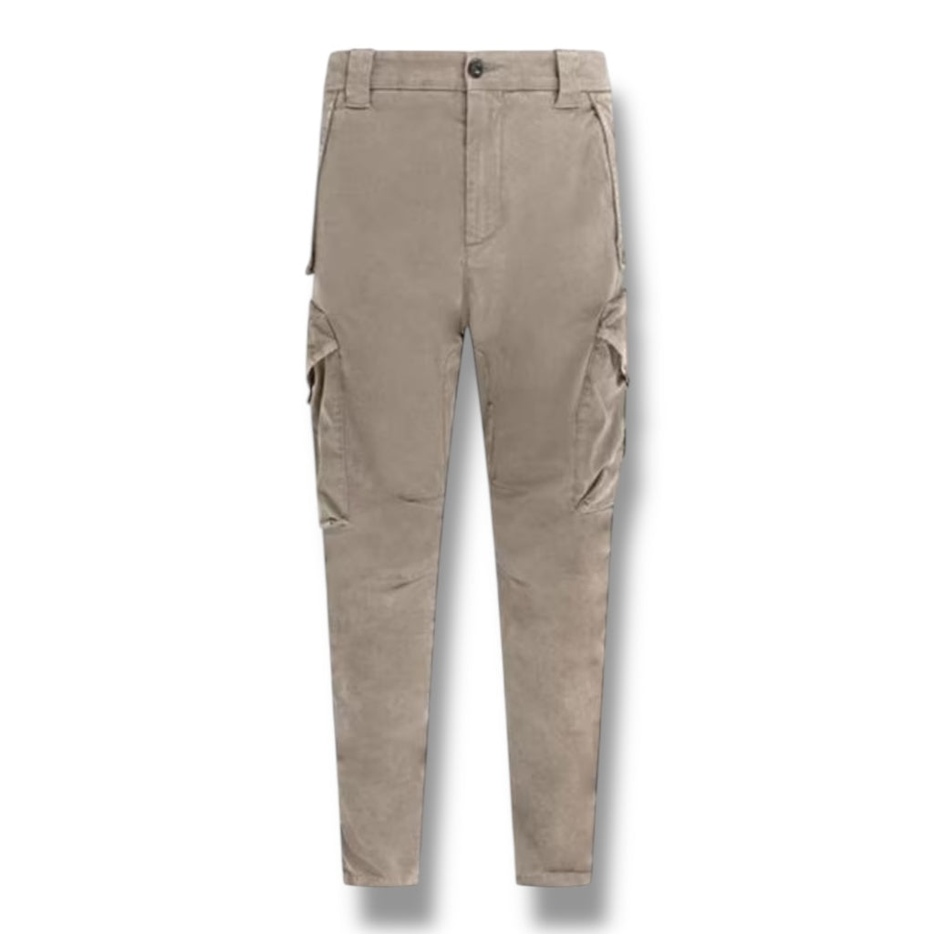 CP COMPANY ERGO LENS CARGO PANTS BEIGE