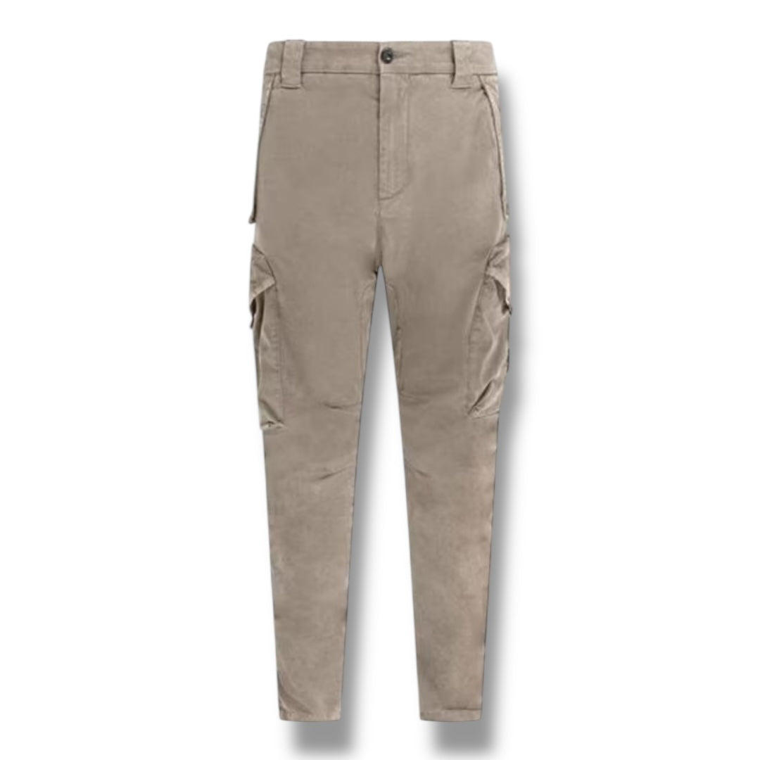 CP COMPANY ERGO LENS CARGO PANTS BEIGE