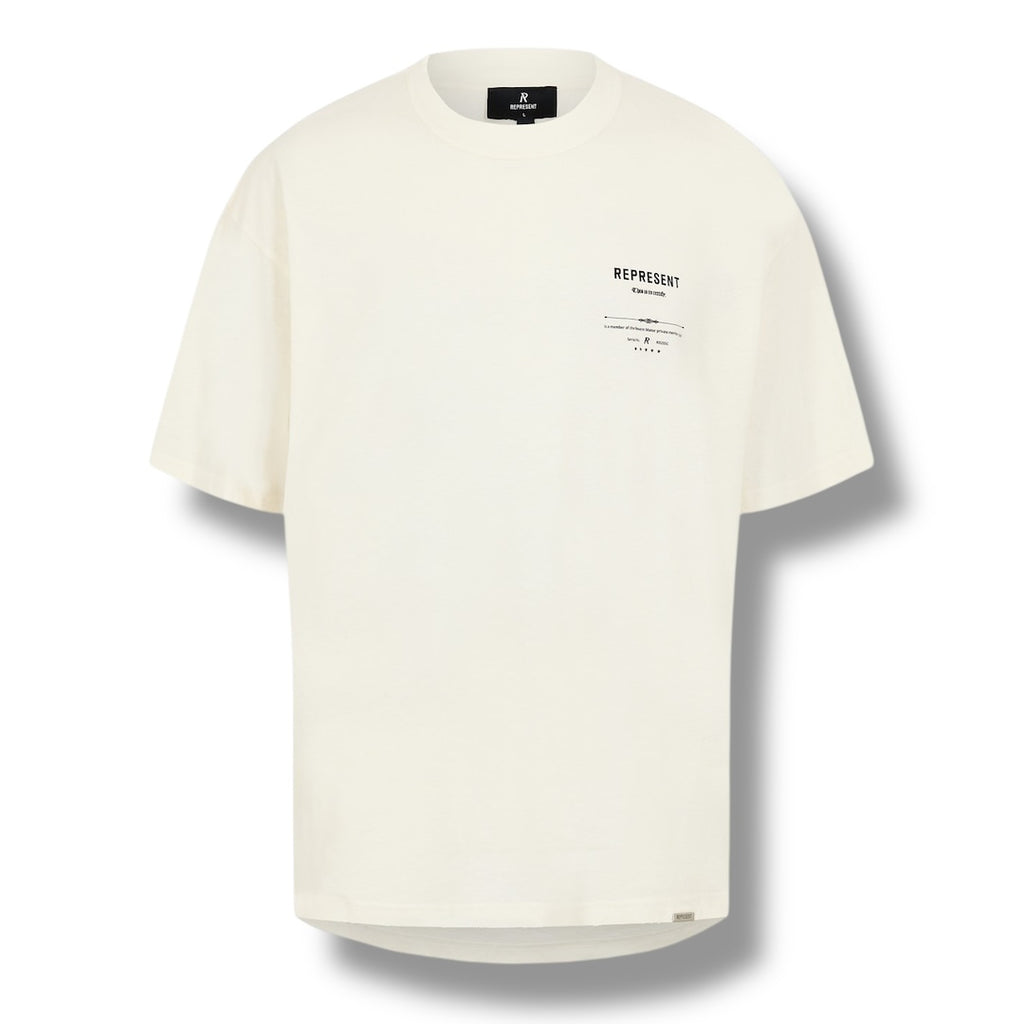 REPRESENT MANOR T-SHIRT WHITE