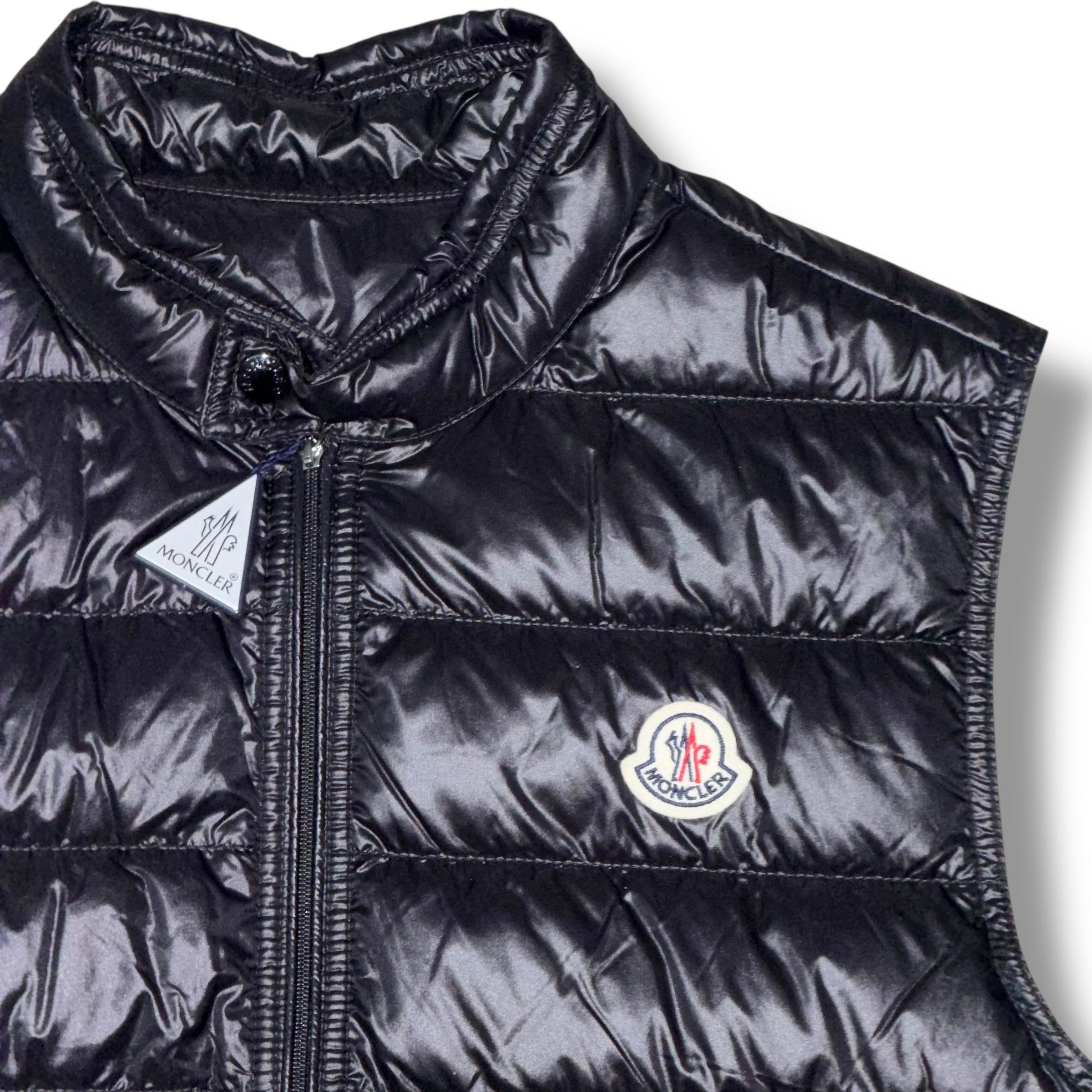 MONCLER GUI GILET BLACK