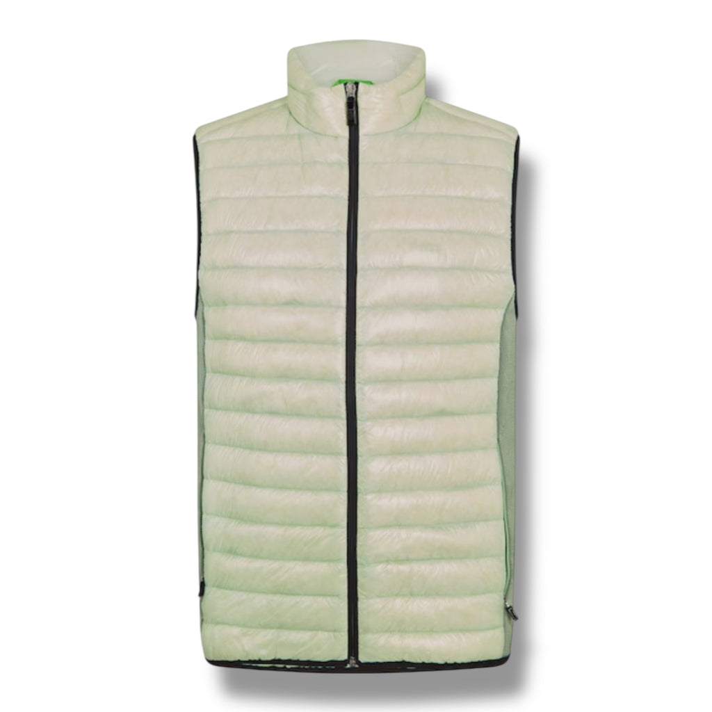 HUGO BOSS TECH PADDED LITE GILET LIGHT GREEN