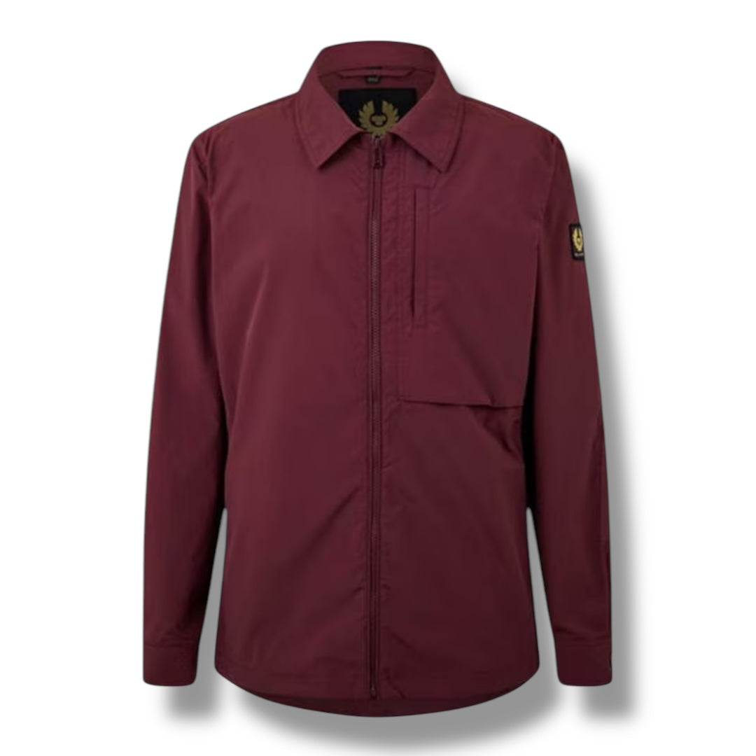 BELSTAFF PATH OVERSHIRT BURGUNDY