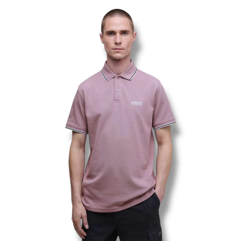 BARBOUR INTERNATIONAL POLO SHIRT PINK